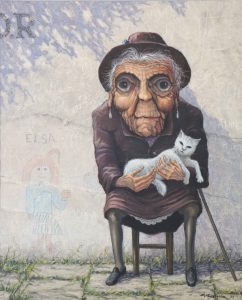 Elsa, acrylique sur toile, 1995