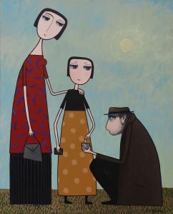 La piécette, acrylique sur toile, 2010