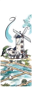 Moulin-tour Illustration Marie-Anne ABESDRIS